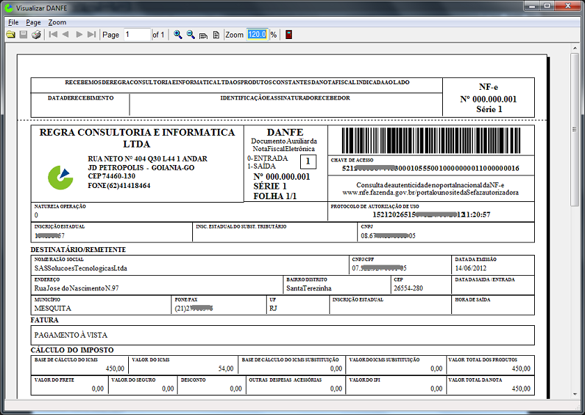 nota fiscal eletronica nota fiscal eletronica