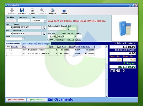 Controle de Venda